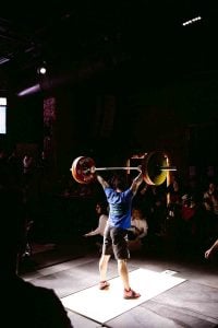 Above the head: Crossfit bodybuilding exercises