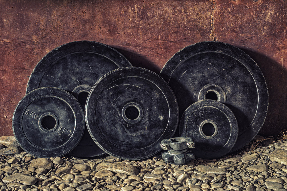 Bumper plates and Chipper WOD