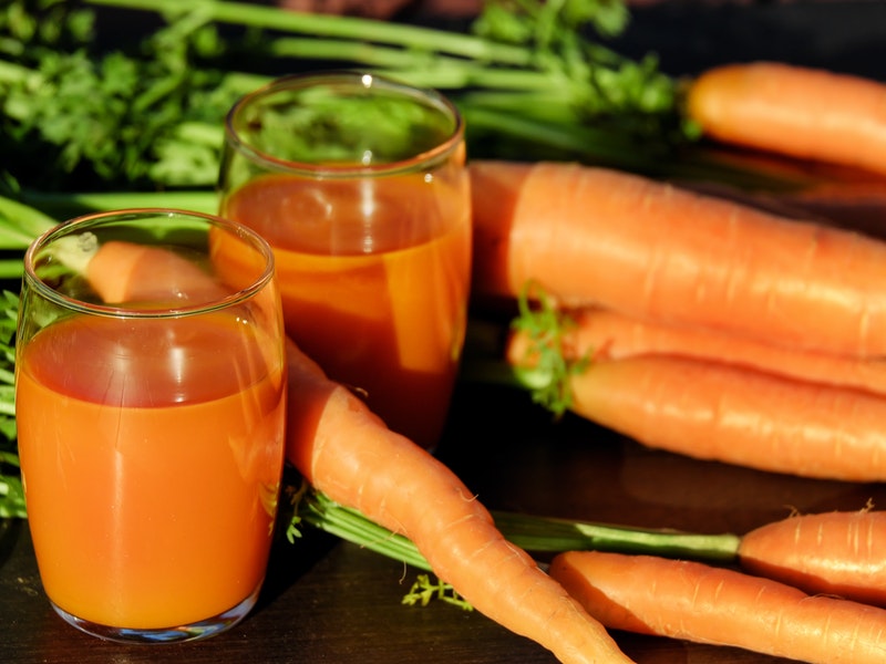 carote e succo di carota