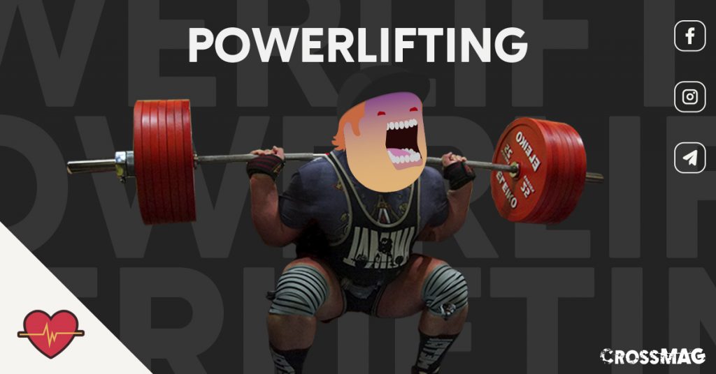 Card for powerlifting