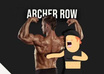 Archer row to train the lats, cover