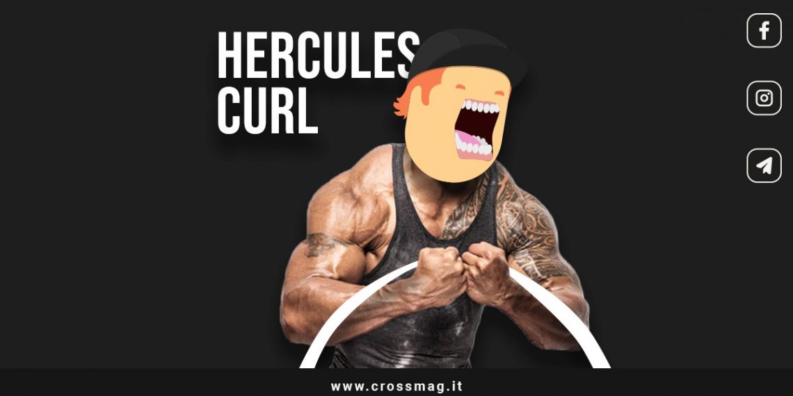 Hercules curl al TRX per isolare i bicipiti
