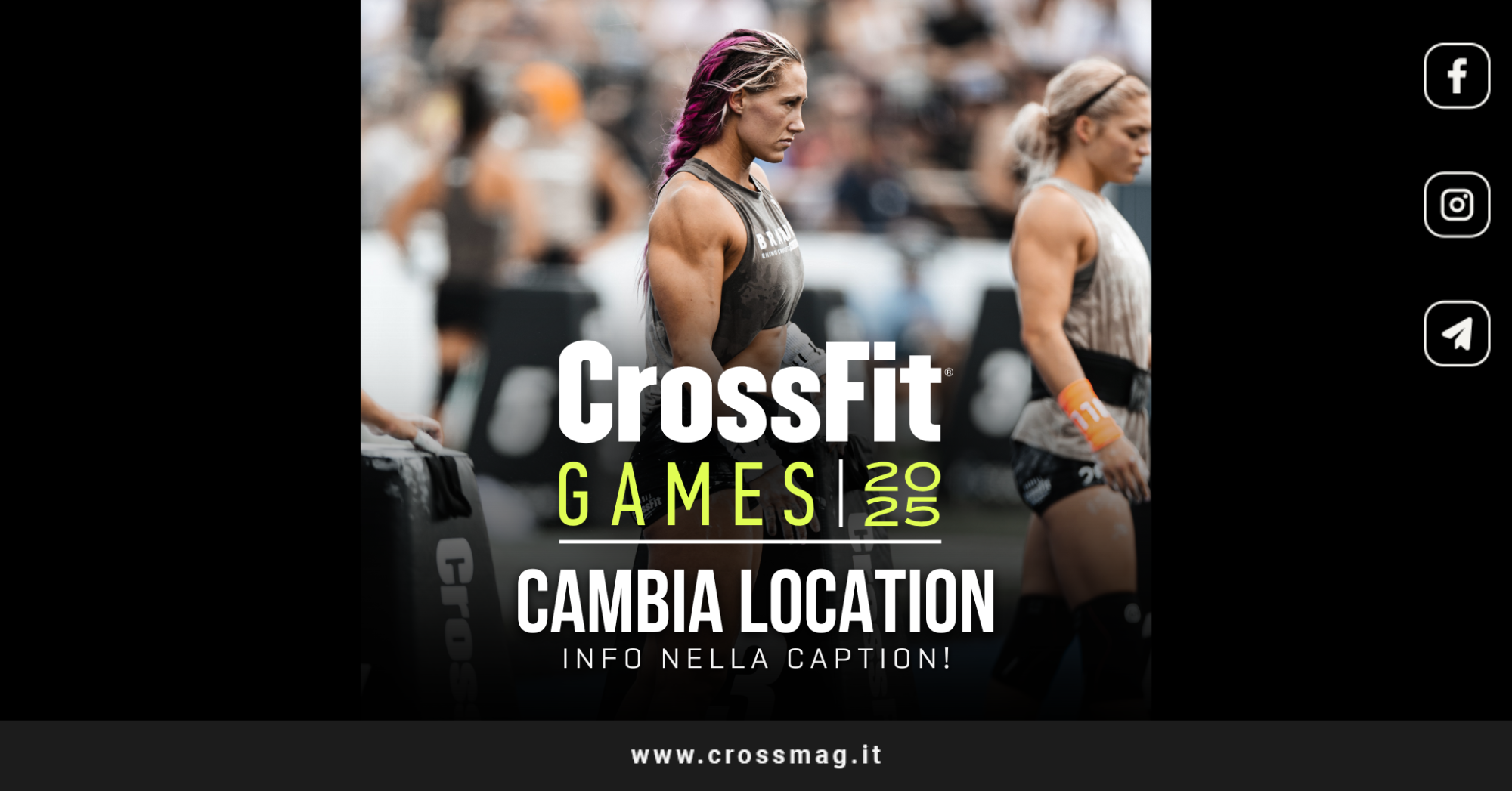 The 2025 CrossFit® Games are changing location (again!) Here's where